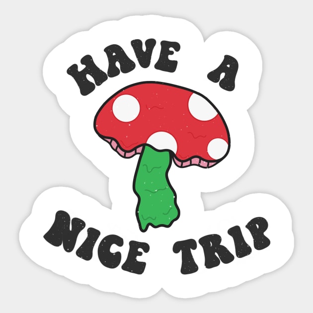 Have a nice trip Sticker by Jasmwills